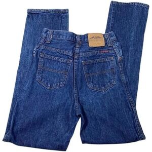 Vintage Dakota Slim Fit Straight Leg Blue Denim Jeans Women 22 Waist Retro